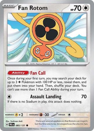Scarlet & Violet: Prismatic Evolutions: 085/131 - Fan Rotom - Common
