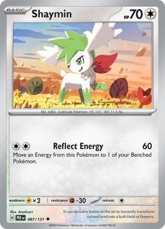 Scarlet & Violet: Prismatic Evolutions: 087/131 - Shaymin - Uncommon