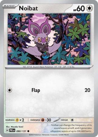 Scarlet & Violet: Prismatic Evolutions: 090/131 - Noibat - Common