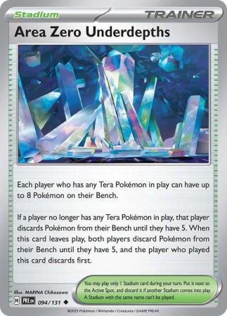 Scarlet & Violet: Prismatic Evolutions: 094/131 - Area Zero Underdepths - Uncommon