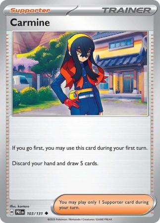 Scarlet & Violet: Prismatic Evolutions: 103/131 - Carmine - Uncommon