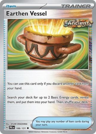 Scarlet & Violet: Prismatic Evolutions: 106/131 - Earthen Vessel - Uncommon
