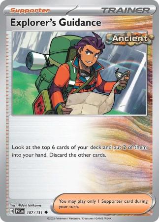 Scarlet & Violet: Prismatic Evolutions: 107/131 - Explorer's Guidance - Uncommon