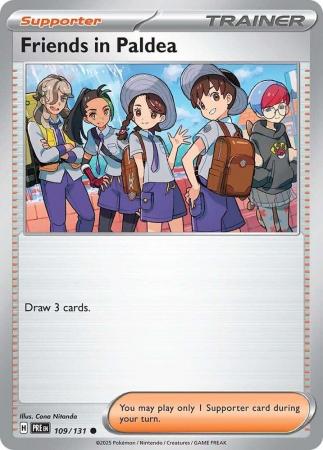 Scarlet & Violet: Prismatic Evolutions: 109/131 - Friends in Paldea - Common
