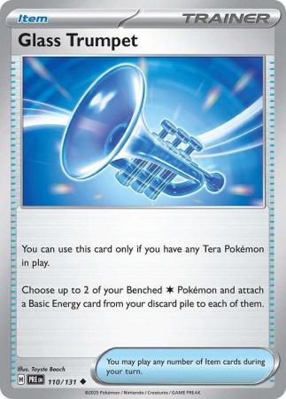 Scarlet & Violet: Prismatic Evolutions: 110/131 - Glass Trumpet - Uncommon