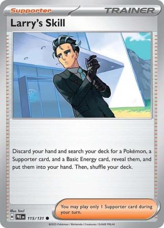 Scarlet & Violet: Prismatic Evolutions: 115/131 - Larry's Skill - Common