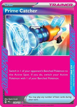 Scarlet & Violet: Prismatic Evolutions: 119/131 - Prime Catcher - Ace Rare