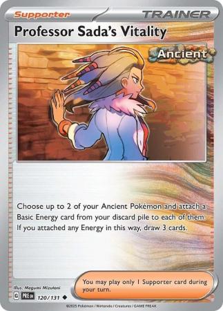 Scarlet & Violet: Prismatic Evolutions: 120/131 - Professor Sada's Vitality - Uncommon