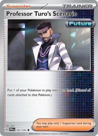 Scarlet & Violet: Prismatic Evolutions: 121/131 - Professor Turo's Scenario - Uncommon