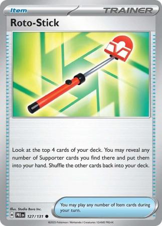 Scarlet & Violet: Prismatic Evolutions: 127/131 - Roto-Stick - Common