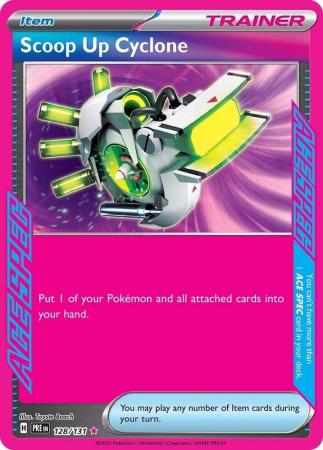 Scarlet & Violet: Prismatic Evolutions: 128/131 - Scoop Up Cyclone - Ace Rare