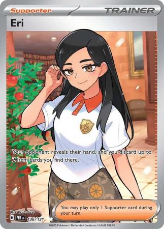 Scarlet & Violet: Prismatic Evolutions: 136/131 - Eri - Full Art Secret Rare
