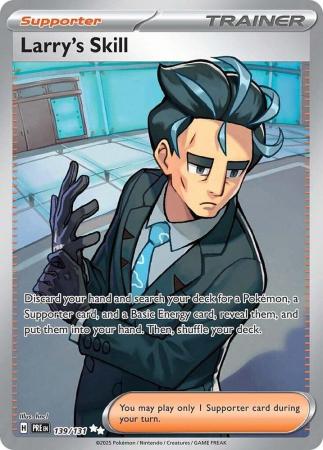 Scarlet & Violet: Prismatic Evolutions: 139/131 - Larry's Skill - Full Art Secret Rare