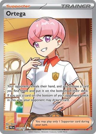 Scarlet & Violet: Prismatic Evolutions: 141/131 - Ortega - Full Art Secret Rare