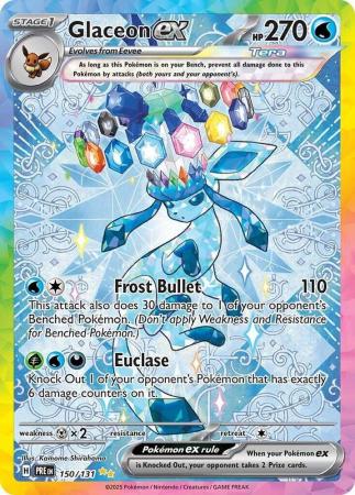 Scarlet & Violet: Prismatic Evolutions: 150/131 - Glaceon ex - Special Illustration Rare