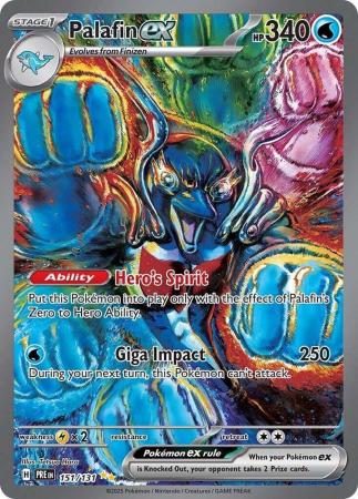 Scarlet & Violet: Prismatic Evolutions: 151/131 - Palafin ex - Special Illustration Rare