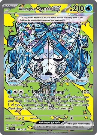 Scarlet & Violet: Prismatic Evolutions: 152/131 - Wellspring Mask Ogerpon ex - Special Illustration Rare