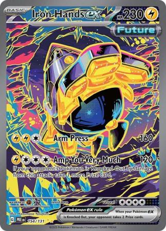 Scarlet & Violet: Prismatic Evolutions: 154/131 - Iron Hands ex - Special Illustration Rare