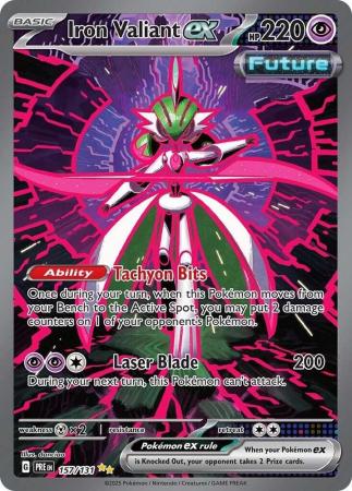 Scarlet & Violet: Prismatic Evolutions: 157/131 - Iron Valiant ex - Special Illustration Rare