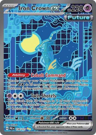 Scarlet & Violet: Prismatic Evolutions: 158/131 - Iron Crown ex - Special Illustration Rare