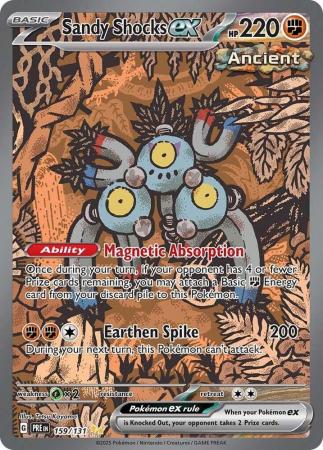 Scarlet & Violet: Prismatic Evolutions: 159/131 - Sandy Shocks ex - Special Illustration Rare