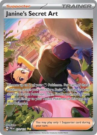 Scarlet & Violet: Prismatic Evolutions: 173/131 - Janine's Secret Art - Special Illustration Rare