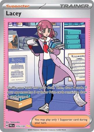 Scarlet & Violet: Prismatic Evolutions: 175/131 - Lacey - Special Illustration Rare