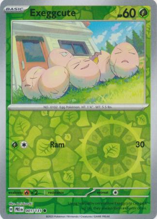Scarlet & Violet: Prismatic Evolutions: 001/131 - Exeggcute - Common Reverse Holo