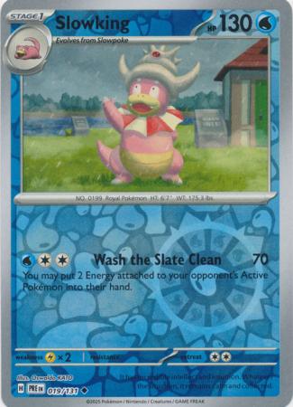 Scarlet & Violet: Prismatic Evolutions: 019/131 - Slowking - Uncommon Reverse Holo