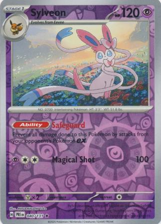 Scarlet & Violet: Prismatic Evolutions: 040/131 - Sylveon - Reverse Holo Rare