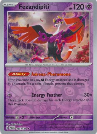 Scarlet & Violet: Prismatic Evolutions: 045/131 - Fezandipiti - Reverse Holo Rare
