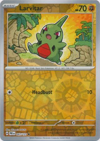 Scarlet & Violet: Prismatic Evolutions: 047/131 - Larvitar - Common Reverse Holo