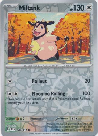 Scarlet & Violet: Prismatic Evolutions: 081/131 - Miltank - Common Reverse Holo