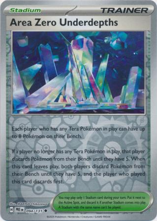 Scarlet & Violet: Prismatic Evolutions: 094/131 - Area Zero Underdepths - Uncommon Reverse Holo