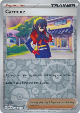 Scarlet & Violet: Prismatic Evolutions: 103/131 - Carmine - Uncommon Reverse Holo