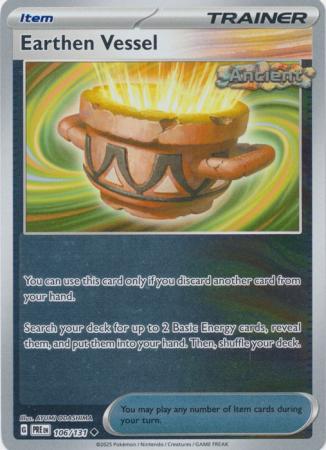Scarlet & Violet: Prismatic Evolutions: 106/131 - Earthen Vessel - Uncommon Reverse Holo