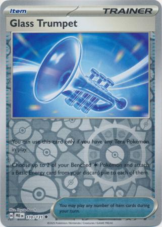 Scarlet & Violet: Prismatic Evolutions: 110/131 - Glass Trumpet - Uncommon Reverse Holo