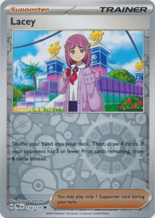 Scarlet & Violet: Prismatic Evolutions: 114/131 - Lacey - Uncommon Reverse Holo