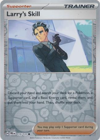 Scarlet & Violet: Prismatic Evolutions: 115/131 - Larry's Skill - Common Reverse Holo