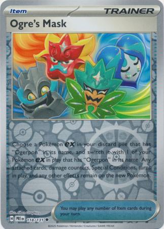 Scarlet & Violet: Prismatic Evolutions: 118/131 - Ogre's Mask - Uncommon Reverse Holo
