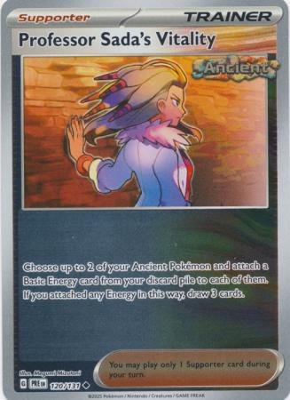 Scarlet & Violet: Prismatic Evolutions: 120/131 - Professor Sada's Vitality - Uncommon Reverse Holo