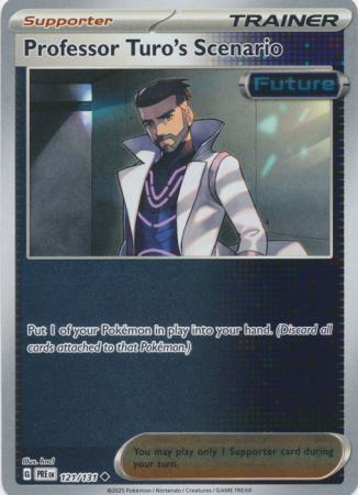 Scarlet & Violet: Prismatic Evolutions: 121/131 - Professor Turo's Scenario - Uncommon Reverse Holo