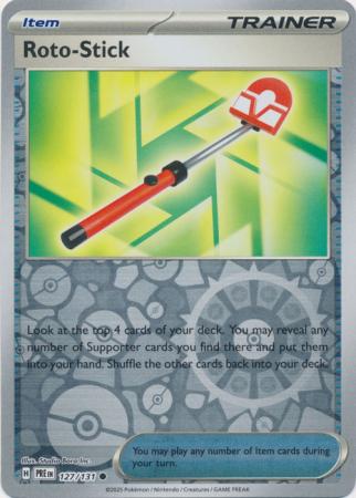 Scarlet & Violet: Prismatic Evolutions: 127/131 - Roto-Stick - Common Reverse Holo