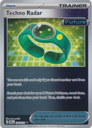 Scarlet & Violet: Prismatic Evolutions: 130/131 - Techno Radar - Uncommon Reverse Holo