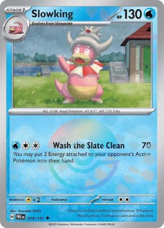 Scarlet & Violet: Prismatic Evolutions: 019/131 - Slowking - Uncommon Pokeball Reverse Holo