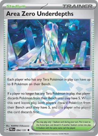 Scarlet & Violet: Prismatic Evolutions: 094/131 - Area Zero Underdepths - Uncommon Pokeball Reverse Holo