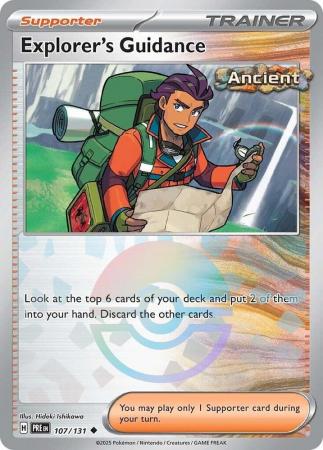Scarlet & Violet: Prismatic Evolutions: 107/131 - Explorer's Guidance - Uncommon Pokeball Reverse Holo