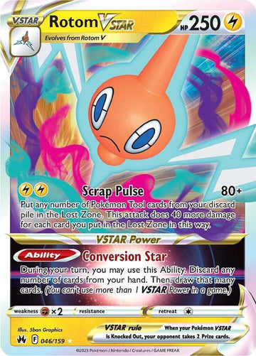 Rotom VSTAR -  046/159  - Crown Zenith (CRZ)