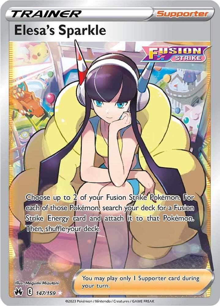 Elesa's Sparkle (Full Art) - Crown Zenith 147/159  (CRZ)