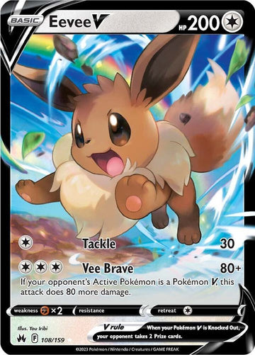 Eevee V - Crown Zenith 108/159 (CRZ)